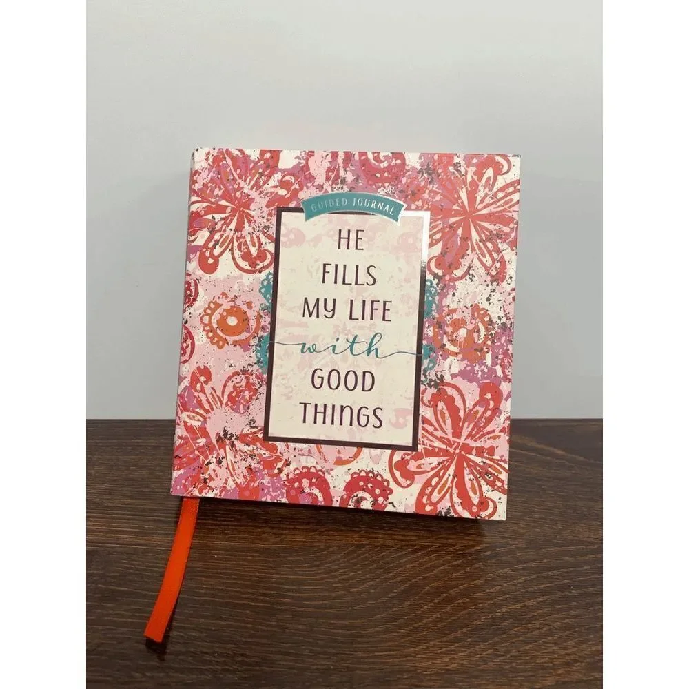 Guided Journal He Fills My Life with Good Things Hard Back 6x6